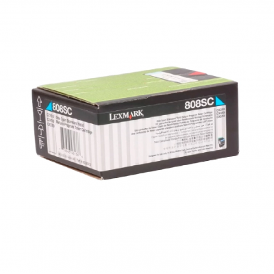 TONER LEXMARK 80C8SC0, CYAN NUEVO OFERTA   