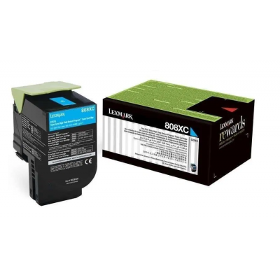 TONER LEXMARK 80C8XC0 CYAN, NUEVO OFERTA  